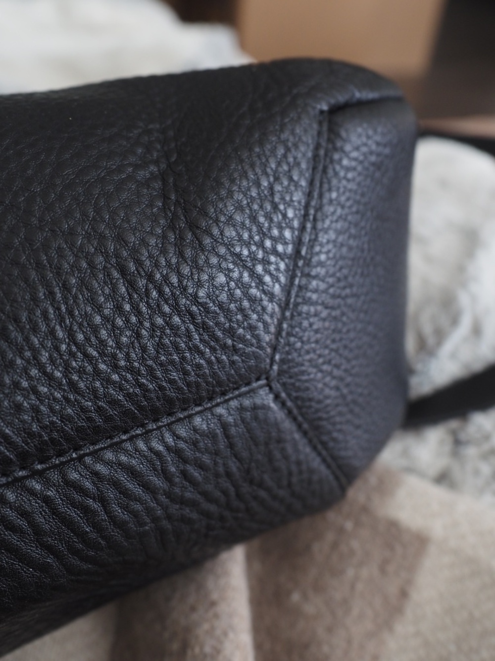 COACH A1420-31623 Bleecker Sullivan Black Pebble Leather Hobo Bag - Picture 8 of 8